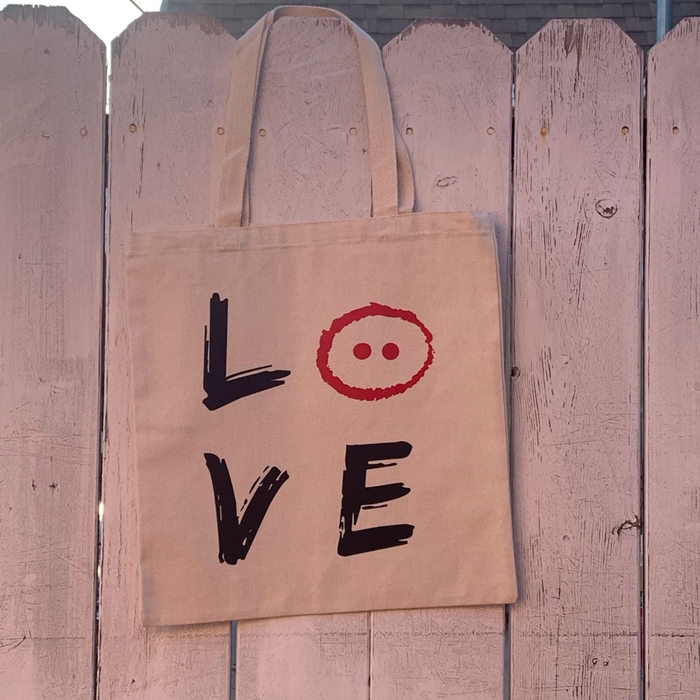 Canvas Tote Bags, TatoAndMom L🐽VE